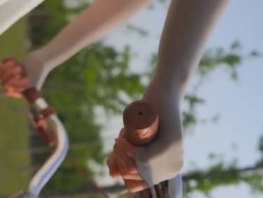 [妖精社视频] H2024 《苏伟-自行车月光灰连身》